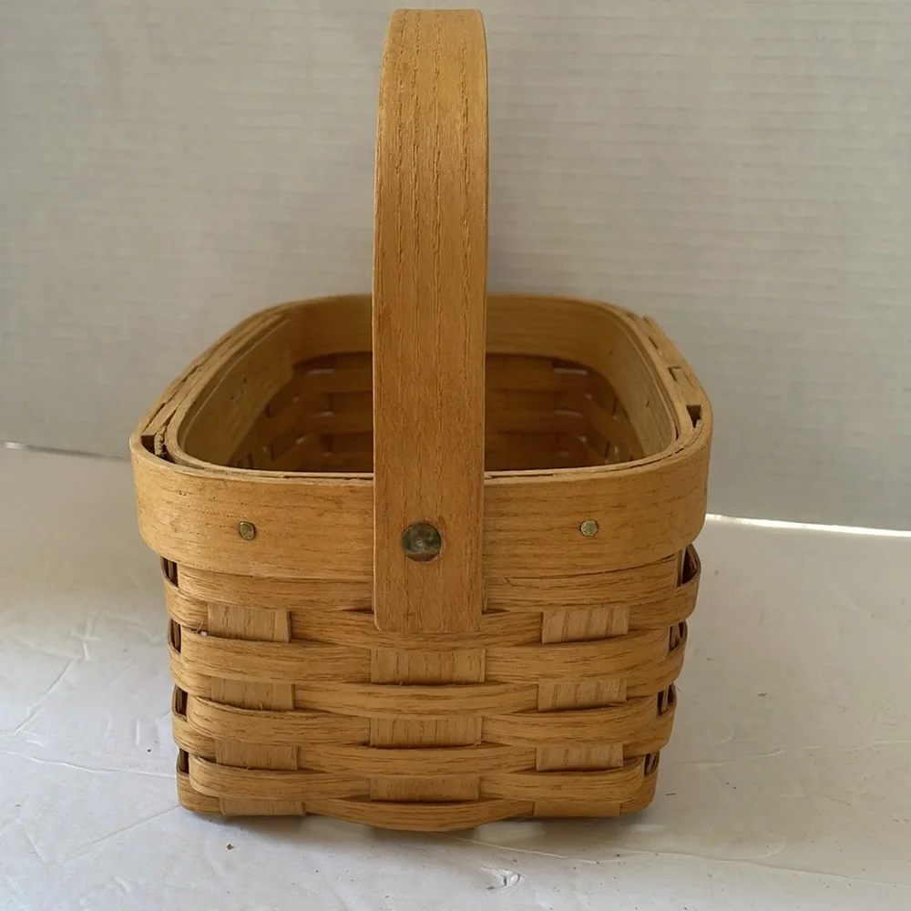 Peterboro Basket small rectangular handle